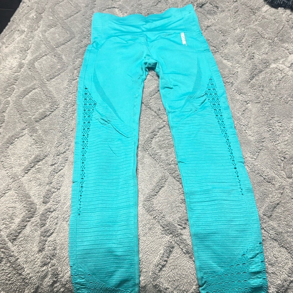 Gym shark women’s leggings size small teal